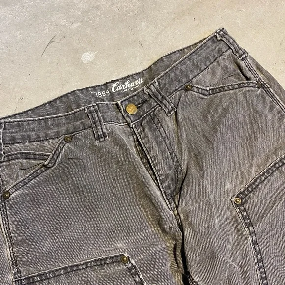 Carhartt Charcoal Work Shorts - Picture 2 of 5